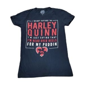 DC comics Harley Quinn short sleeve shirt small NWOT